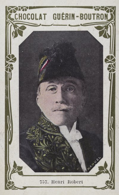 Henri Robert (barevné foto) od French School