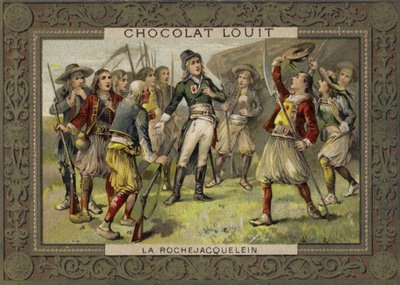Henri de la Rochejacquelein v projevu ke svým vojákům, Vendee Revolt, Francouzská revoluce od French School