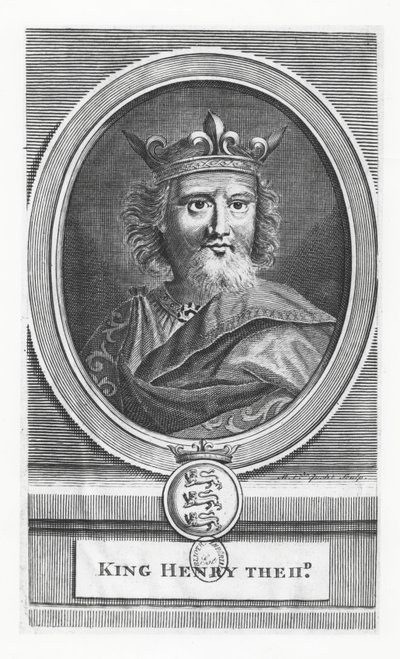 Jindřich II., anglický král (rytina) od French School