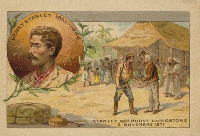 Henry Stanley (1841-1904) našel 3. listopadu 1871 Davida Livingstonea (1813-1873) v Africe od French School