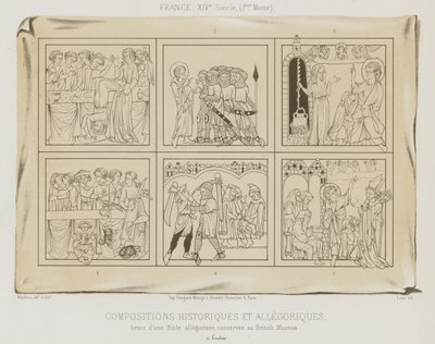 Historické a alegorické skladby od French School