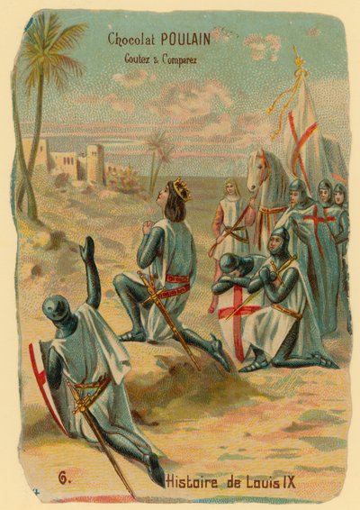 Historie Ludvíka IX od French School
