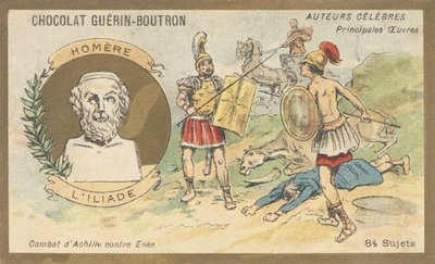 Homér, řecký básník z konce 8. století př. n. l., autor "Iliady". od French School
