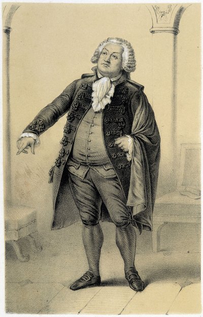 Honore Gabriel (Honore-Gabriel) Riqueti, hrabě z Mirabeau (1749-1791) - v „Historické galerii francouzské revoluce“ od Alberta Maurina od French School
