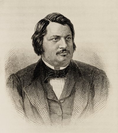 Honore de Balzac (1799-1850) od French School
