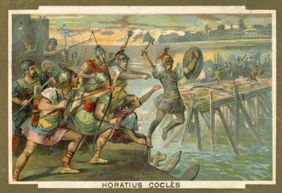 Horatius Cocles na mostě od French School