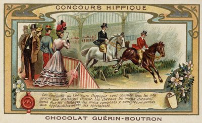 Koňská show (chromolitho) od French School