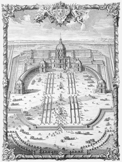 Hotel des Invalides, Paříž od French School