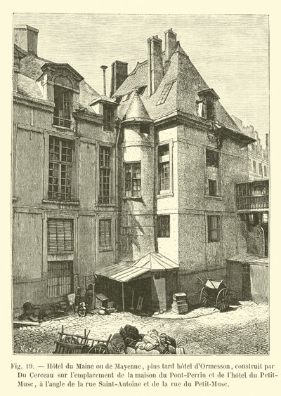 Hotel du Maine nebo de Mayenne, později Hotel d