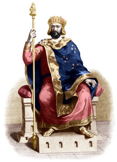 Hugues Capet (tisk) od French School