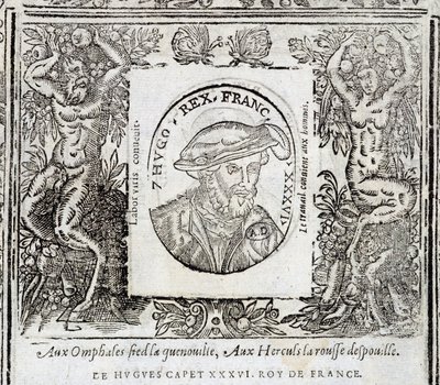 Hugues Capet - v knize "Kapetovští králové" od French School