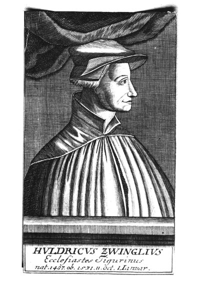 Huldrych Zwingli (1484-1531) od French School