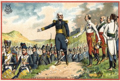 Huningueova obrana v roce 1815 od French School