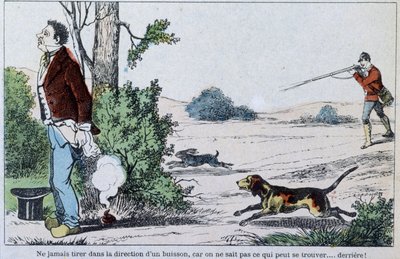 Hunting Accident - Image of Epinal: “” The Hunt””, a.n.d., c. 1900 od French School