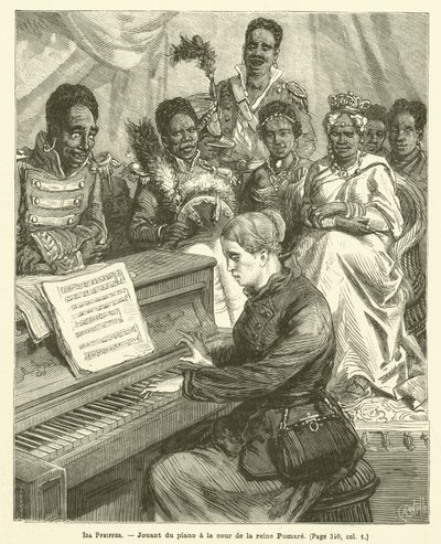 Ida Pfeiffer (rytina) od French School