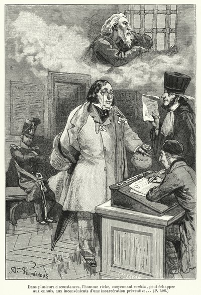 Ilustrace pro Le Juif Errant (rytina) od French School