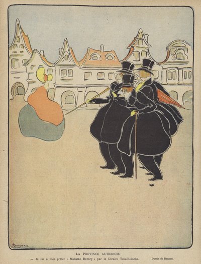 Ilustrace pro Le Rire (barevná litografie) od French School