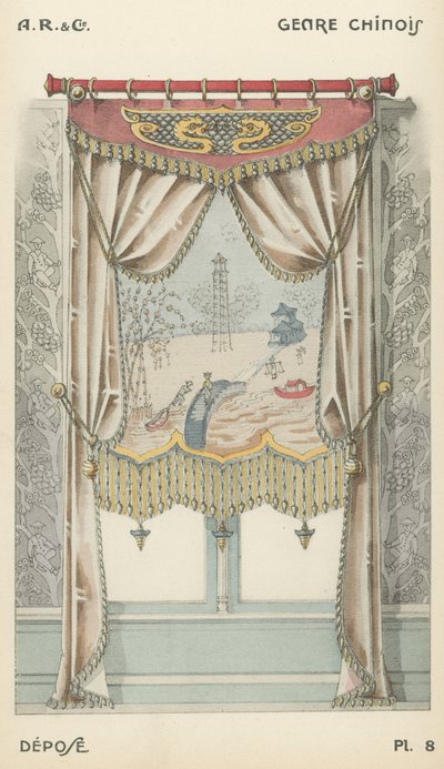Ilustrace z produktového katalogu interiérového designu od A R & Cie, Francie od French School