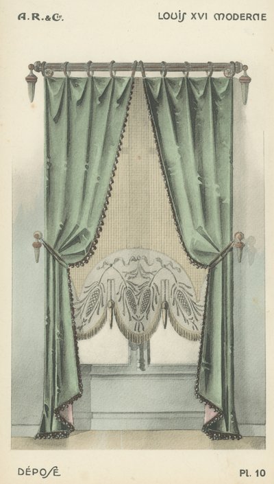 Ilustrace z produktového katalogu interiérového designu od A R & Cie, Francie od French School
