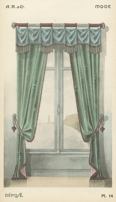 Ilustrace z produktového katalogu interiérového designu od A R & Cie, Francie od French School
