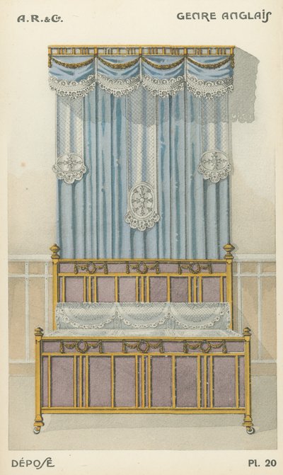 Ilustrace z produktového katalogu interiérového designu od A R & Cie, Francie od French School