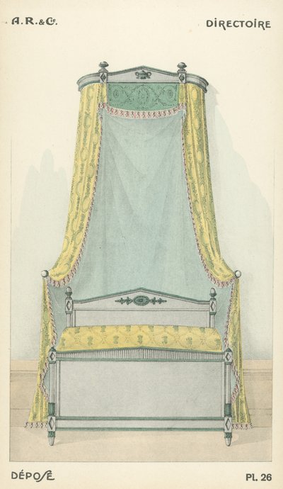 Ilustrace z produktového katalogu interiérového designu od A R & Cie, Francie od French School
