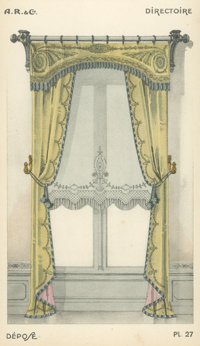 Ilustrace z produktového katalogu interiérového designu od A R & Cie, Francie od French School