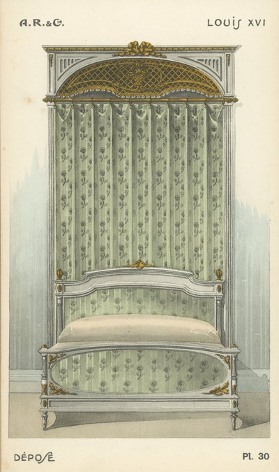 Ilustrace z produktového katalogu interiérového designu od A R & Cie, Francie od French School