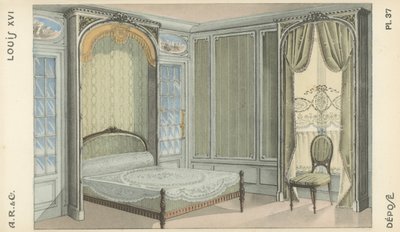 Ilustrace z produktového katalogu interiérového designu od A R & Cie, Francie od French School