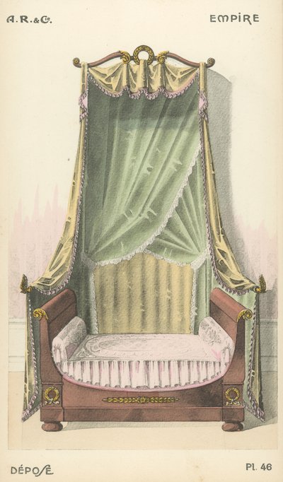 Ilustrace z produktového katalogu interiérového designu od A R & Cie, Francie od French School