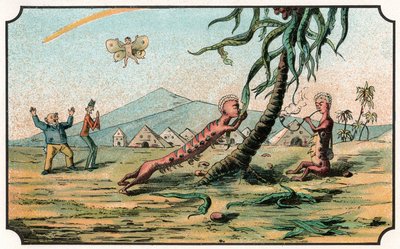 Ilustrace knihy "Voyage dans la lune avant 1900" od A. de Ville-d
