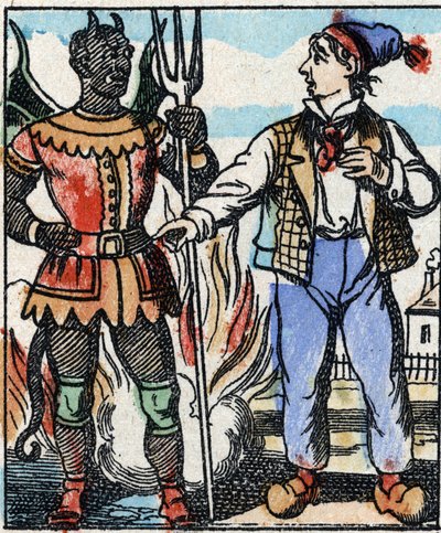 Ilustrace pohádky „“ The Devil