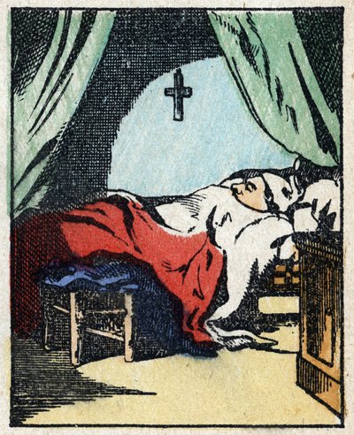Ilustrace příběhu „“ Veridique Historie Jeannot Serinet „“ Dřevoryt Imagery Pellerin - Epinal, sd. Konec 19. století. od French School