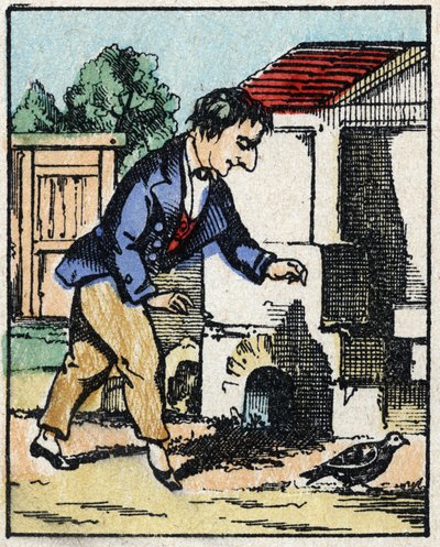 Ilustrace příběhu „“ Veridique Historie Jeannot Serinet „“ Dřevoryt Imagery Pellerin - Epinal, sd. Konec 19. století. od French School