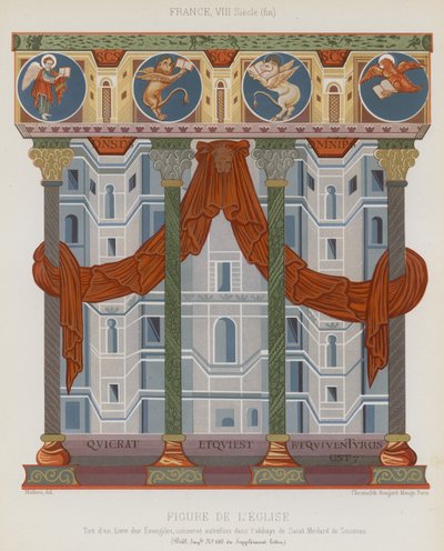 Obrázek kostela od French School