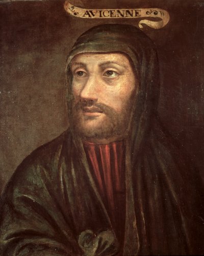 Imaginární portrét Avicenny (Ibn Sina) (c.992-1037) od French School