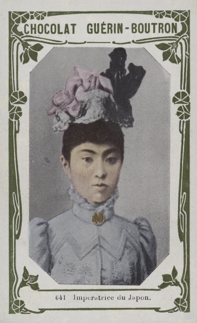 Japonská císařovna (barevná fotografie) od French School