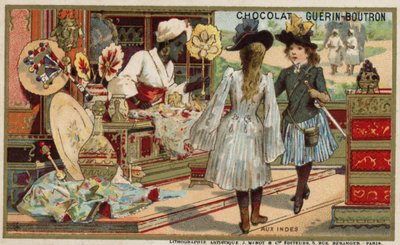 V Indii (chromolitho) od French School