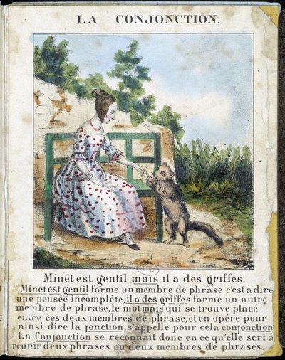 V „La grammaire en images“, letákové album, kolem roku 1850. od French School