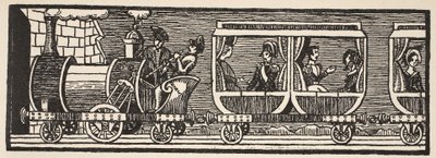 Slavnostní otevření železnice mezi Paříží a Orleánsem, 3. května 1843, kopie Boris Mestchersky (zemř. 1957), ilustrace z knihy Historie francouzského národa, vědy, svazek I a II, autor Gabriel Hanotaux. od French School