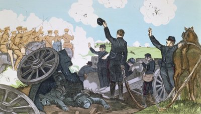 Incident během první bitvy na Marně, 6.-13. září 1914 od French School