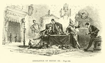 Indolence Jindřicha III od French School