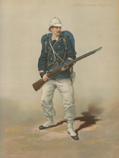Marines, Colies Dress od French School