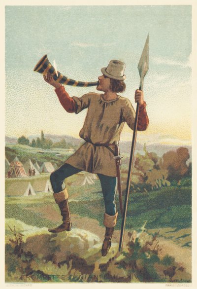 Pěchotní trubka ve 14. století od French School