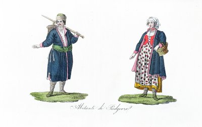 Obyvatelé Podgorze, z „Historie Polska“ od Bernarda Zaydlera od French School