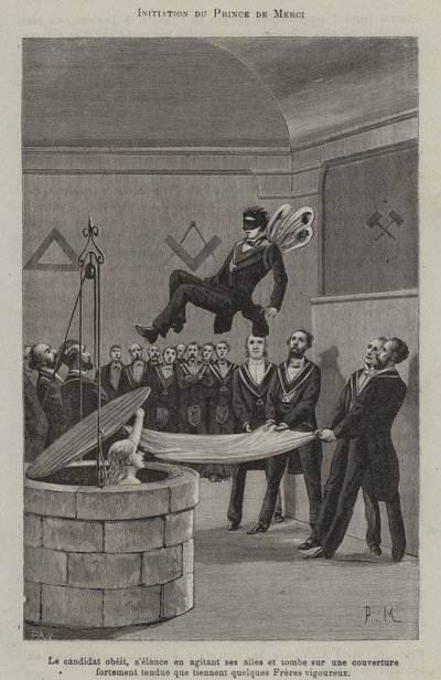 Zasvěcení prince milosrdenství (rytina) od French School