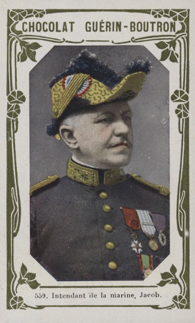 Velitel námořnictva Jacob (barevné foto) od French School