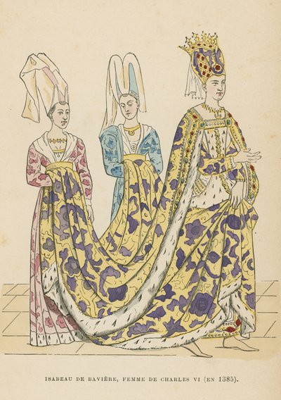 Isabeau Bavorský od French School
