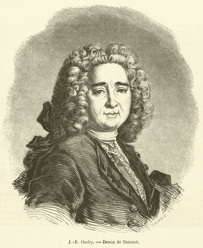 J-B Oudry (rytina) od French School