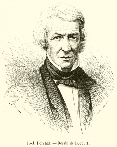 J-J Porchat (rytina) od French School